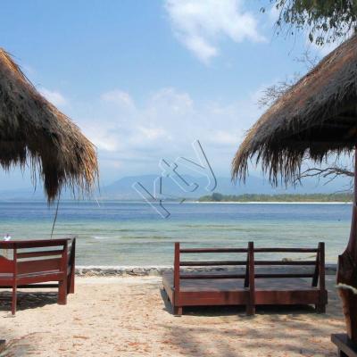 Gili Air face à Lombok