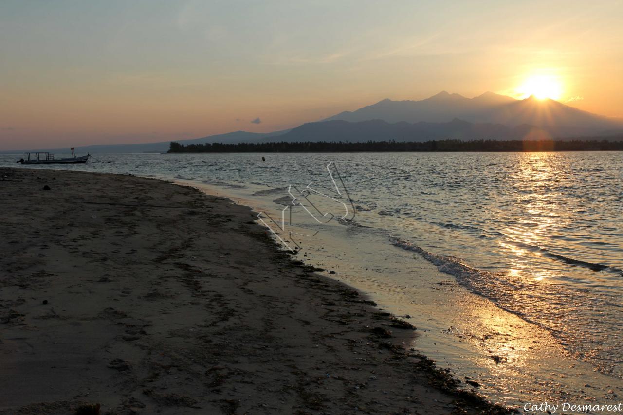 Promenade matinale, il est 6h, le soleil se lève