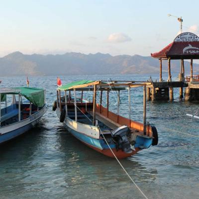 Gili Air est entourée de paysages splendides