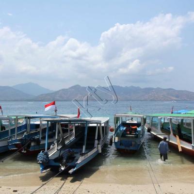 face à Lombok, paysages magnifiques