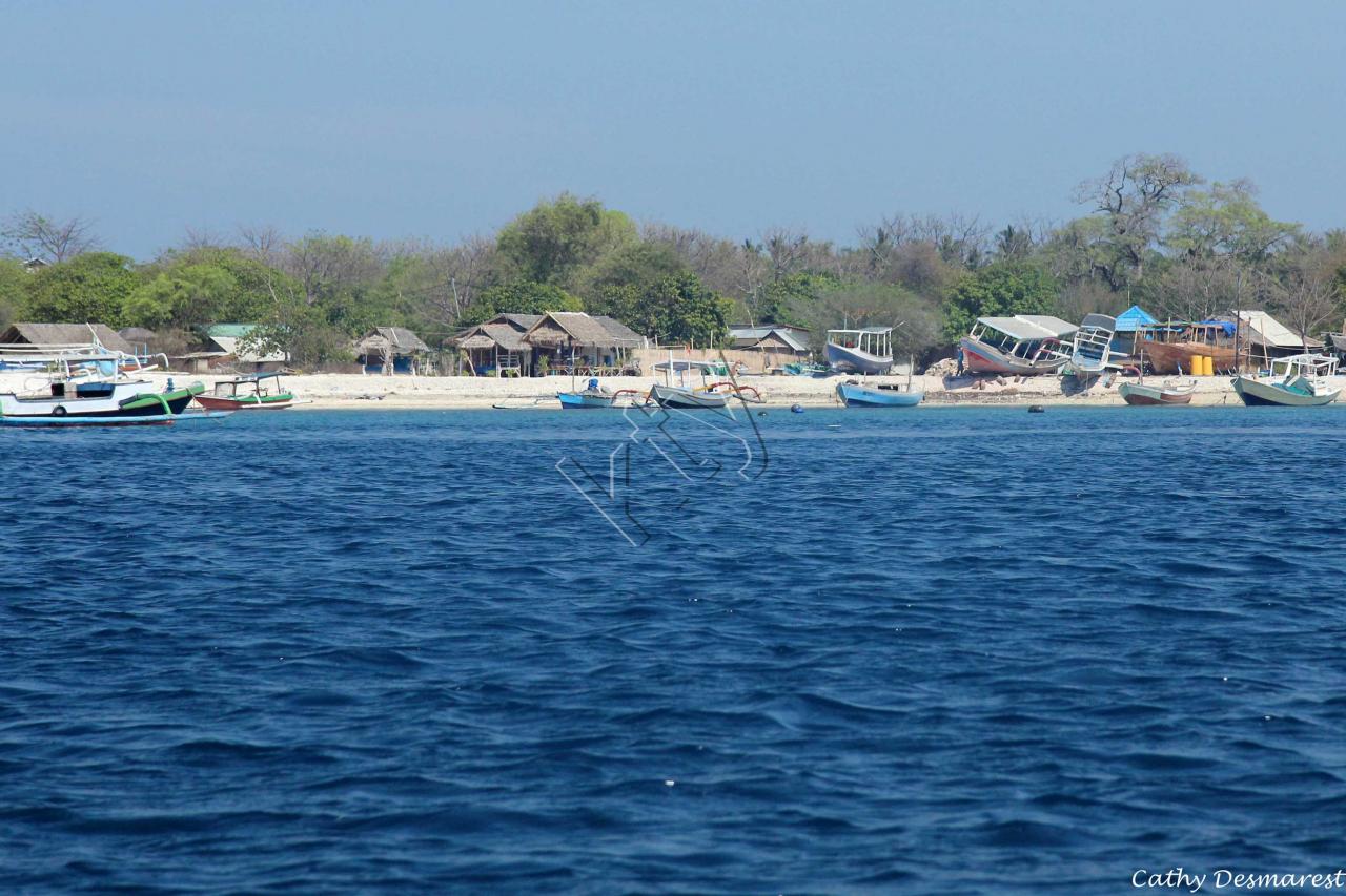 Moins touristique et plus sauvage que Gili Air