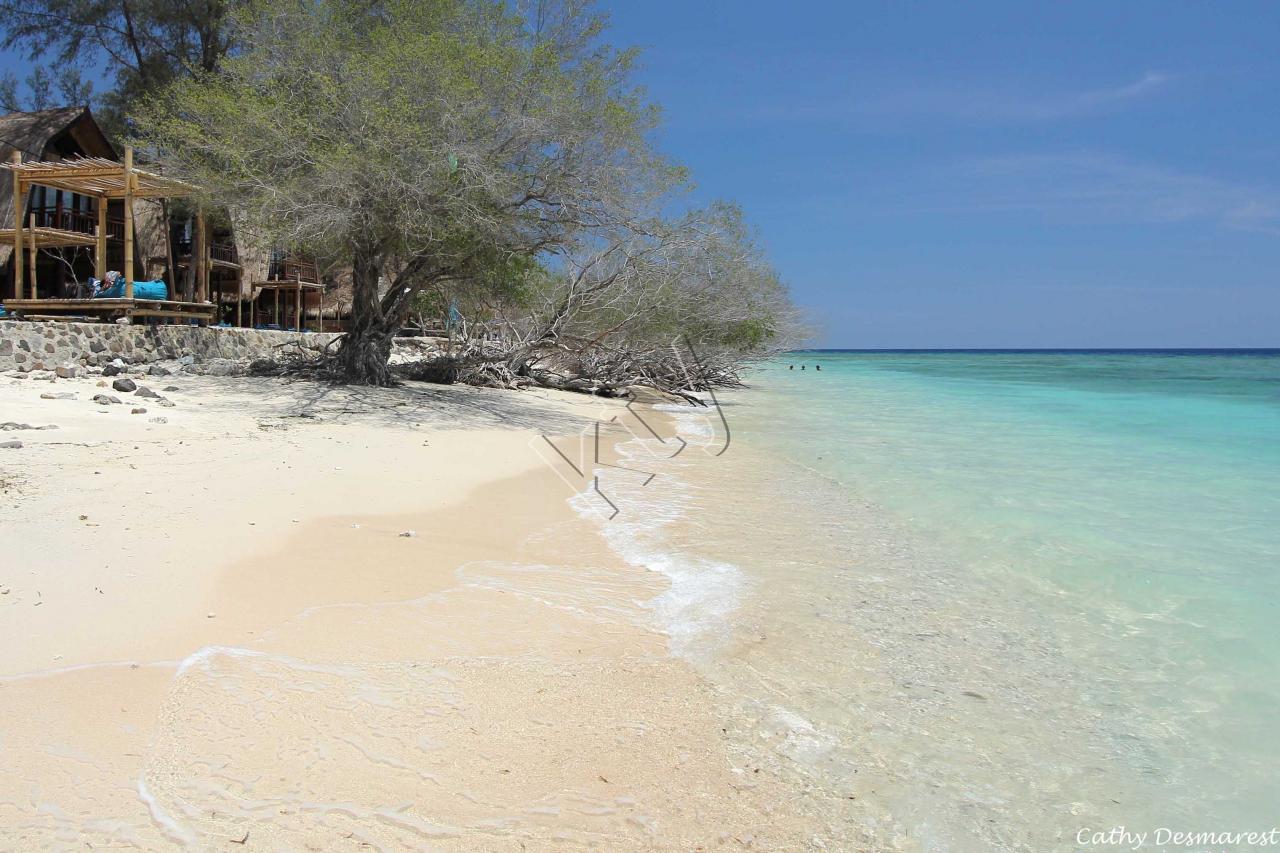 Gili Méno est la plus tranquille des 3 îles