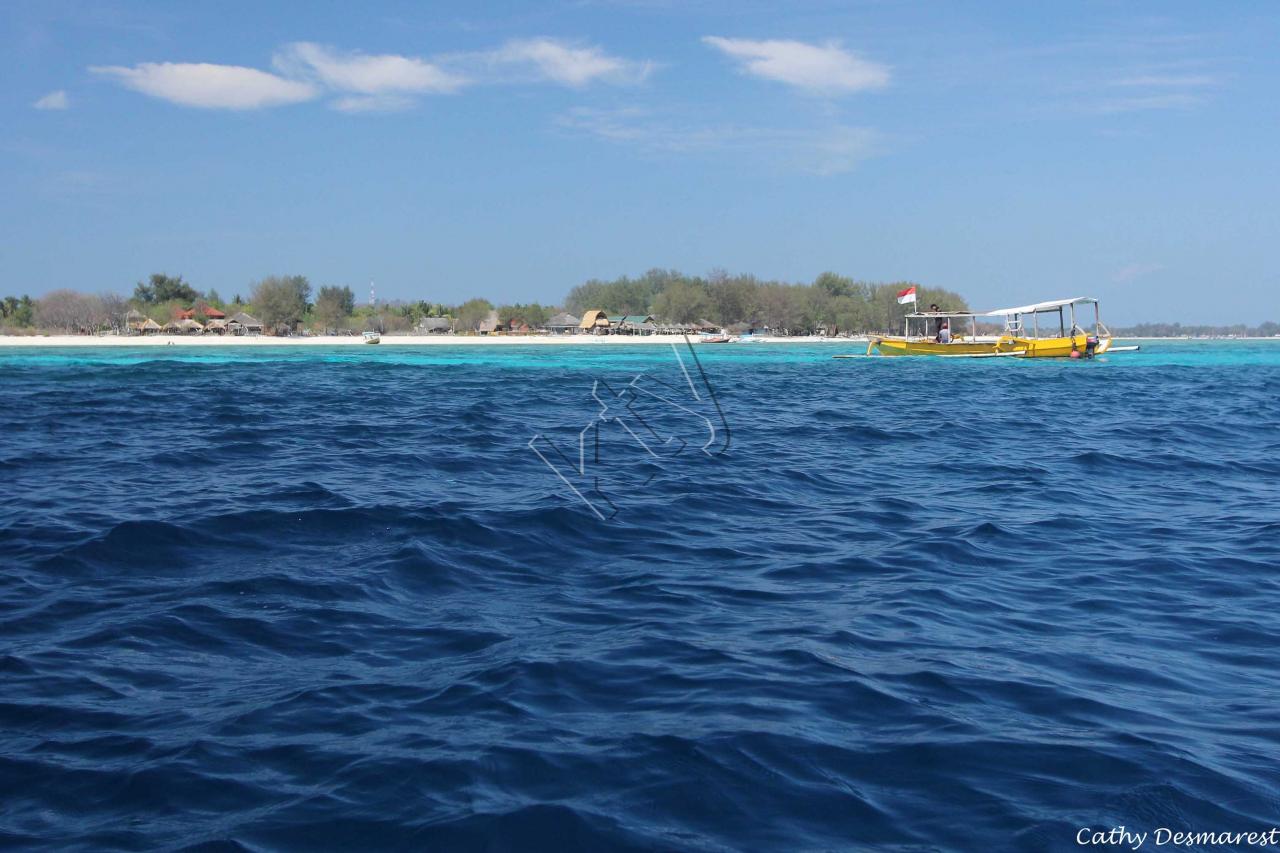 Moins touristique et plus sauvage que Gili Air