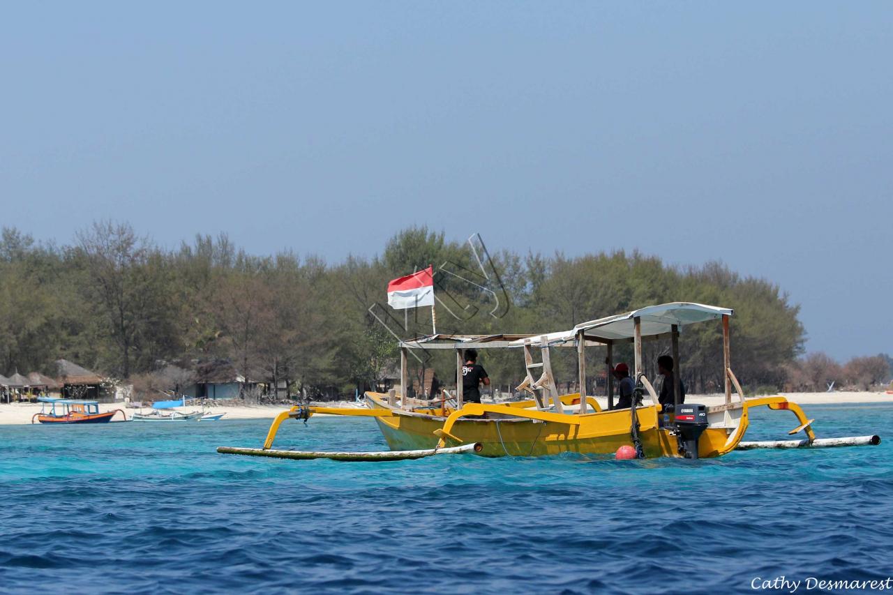 Les bateaux posent l'ancre pour des spots de snorkeling ou plongée