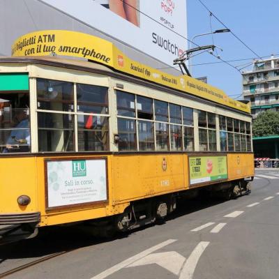 1er objectif, aller voir le Duomo et pour ça je prends le Tramway