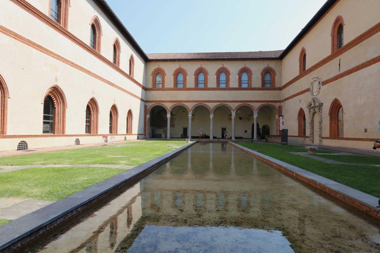 Corte Ducale, patio de la famille Sforza