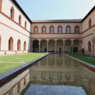 Corte Ducale, patio de la famille Sforza