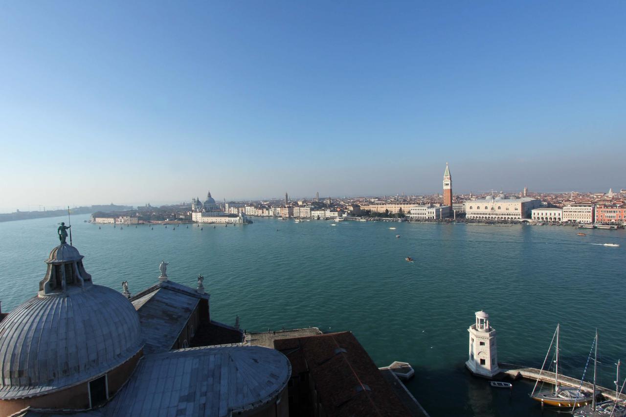 Depuis le campanile de San Giorgio Maggiore, la vue est magnifique