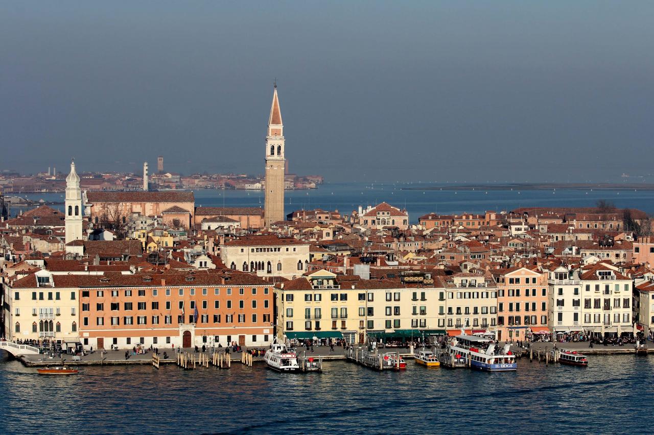 Depuis le campanile de San Giorgio Maggiore, la vue est magnifique