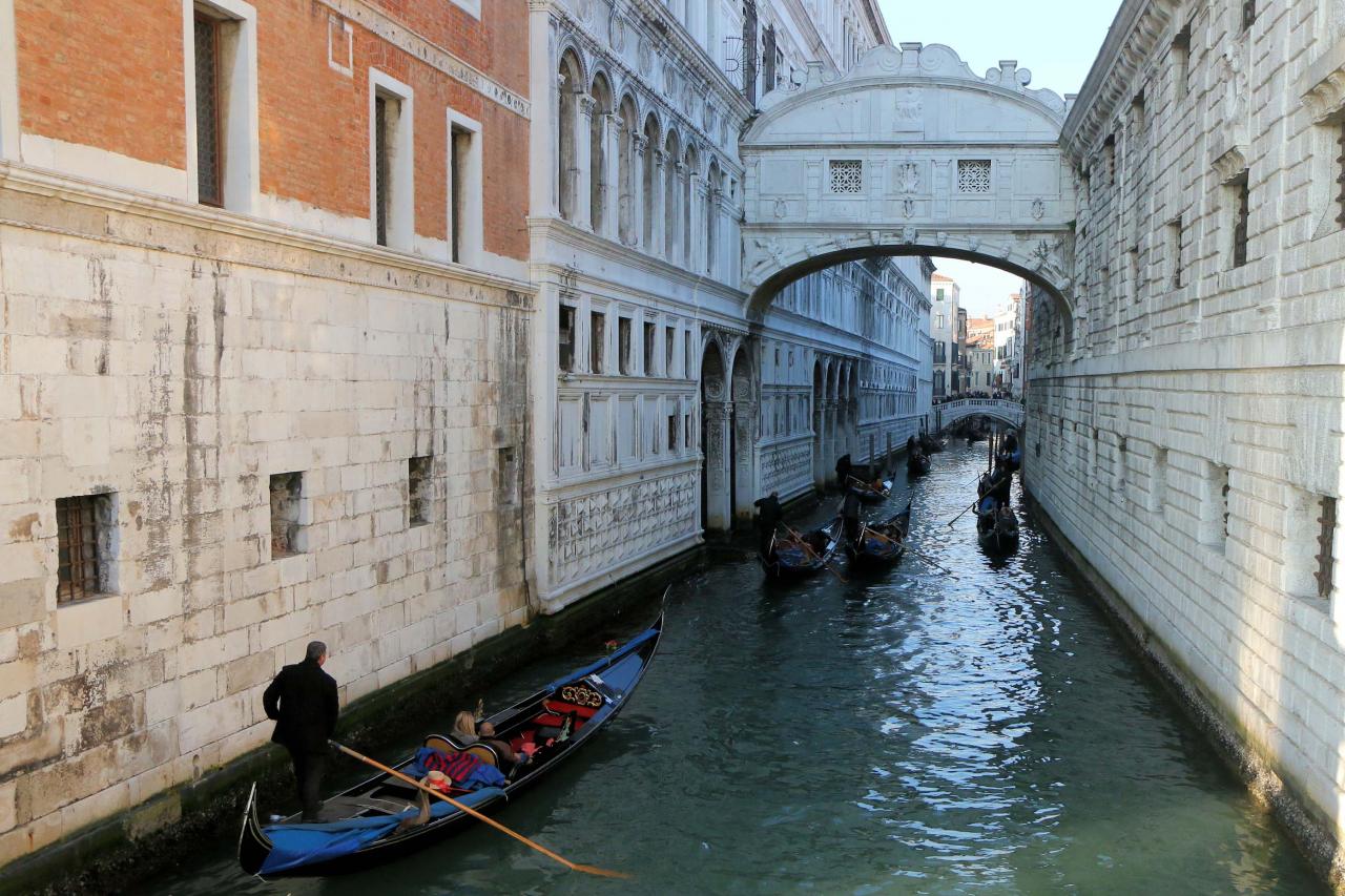 Le Pont des Soupirs a été construit en 1602 c'est le seul pont couvert