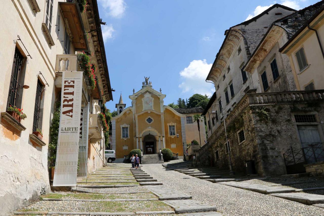 Orta San Giulio, petite ville située au Sud du lac d’Orta