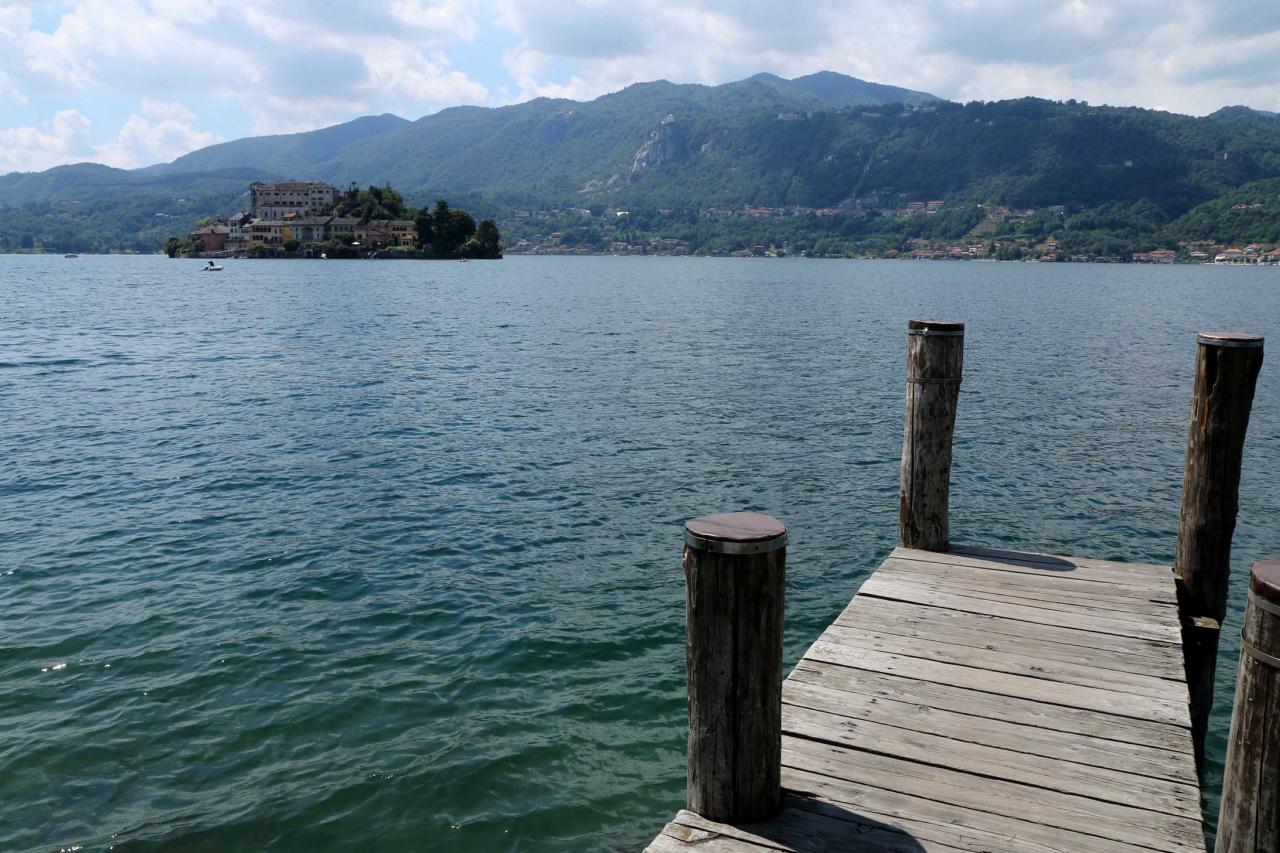 Orta est proche du lac Majeur (20 kms) je repars à mon point de chute