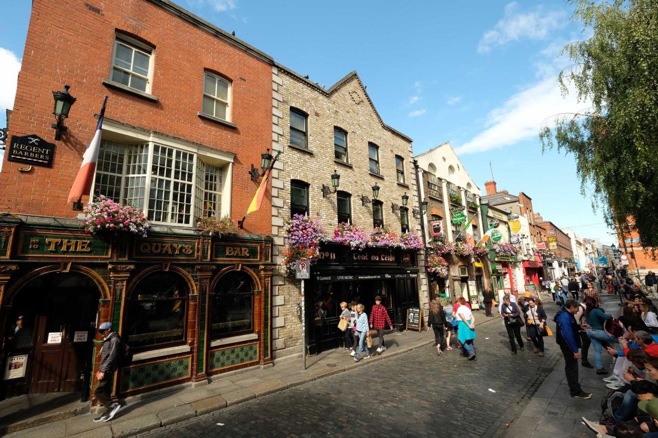 les pubs du quartier de Temple Bar