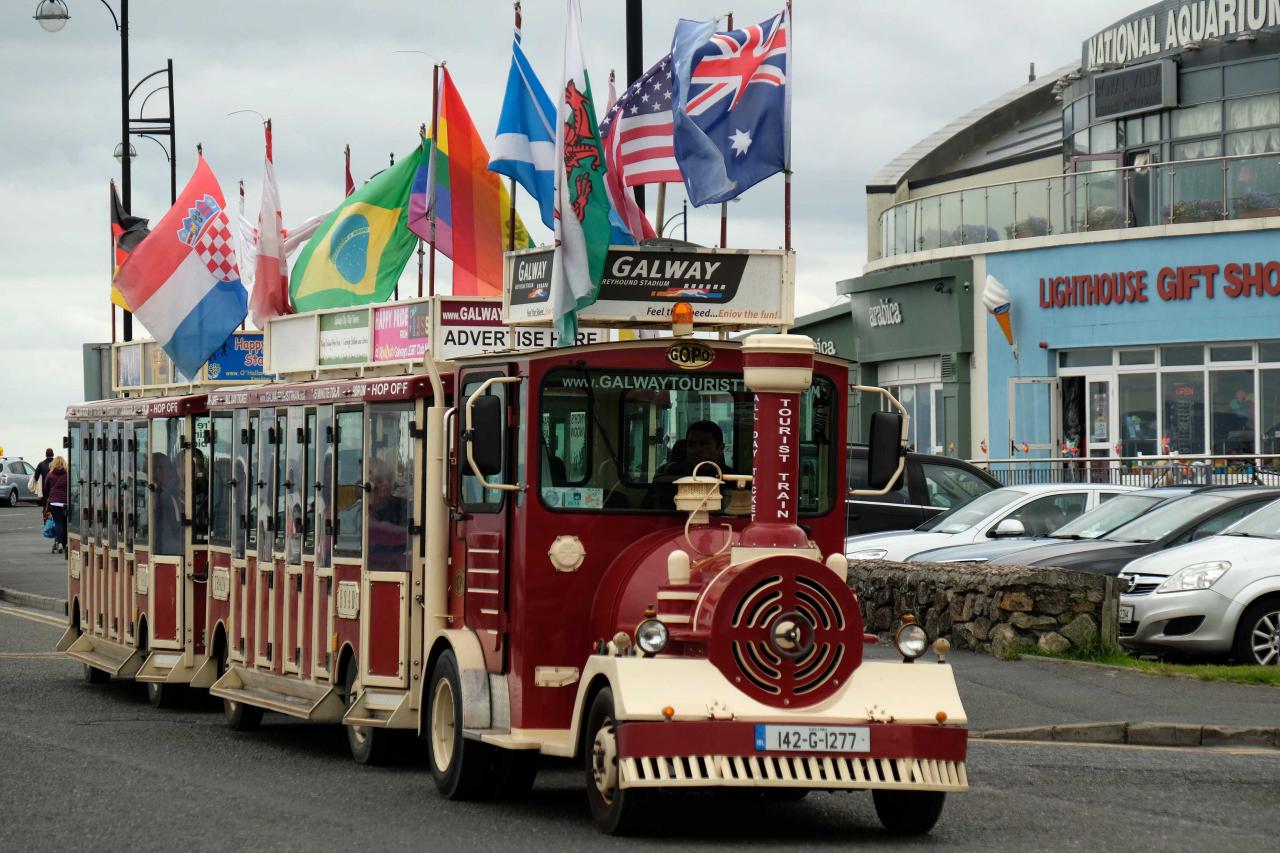 le p'tit train touristique de Galway