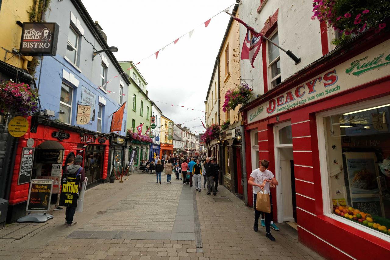 Le centre-ville de Gaway est très animé 