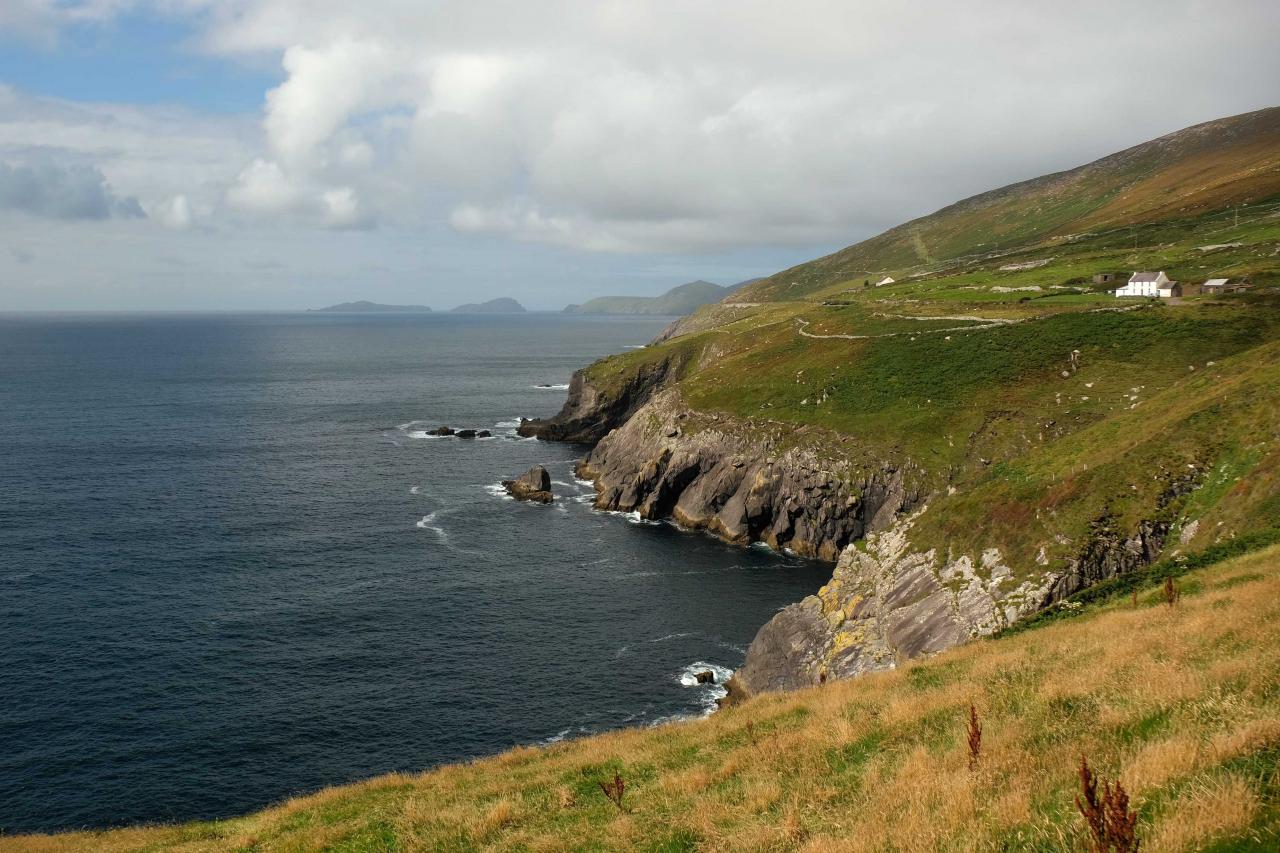 La Slea Head Drive, magnifique route côtière de cette péninsule 