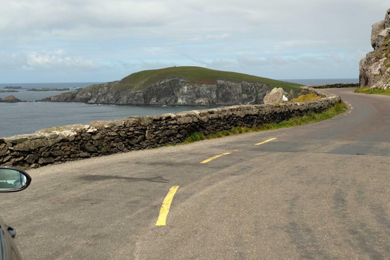 La Slea Head Drive, magnifique route côtière de cette péninsule 