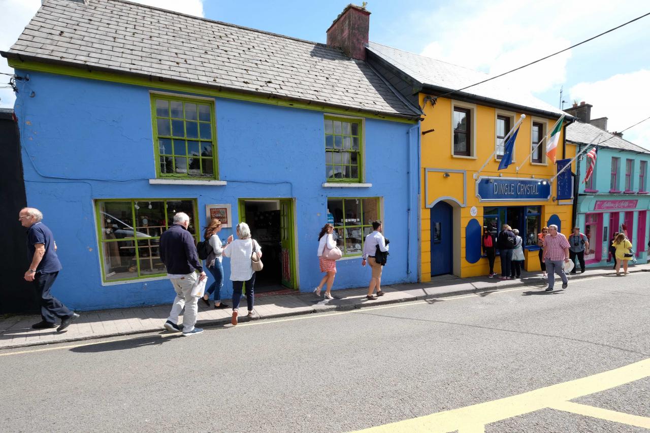 Dingle est une explosion de couleurs après les nuances de vert