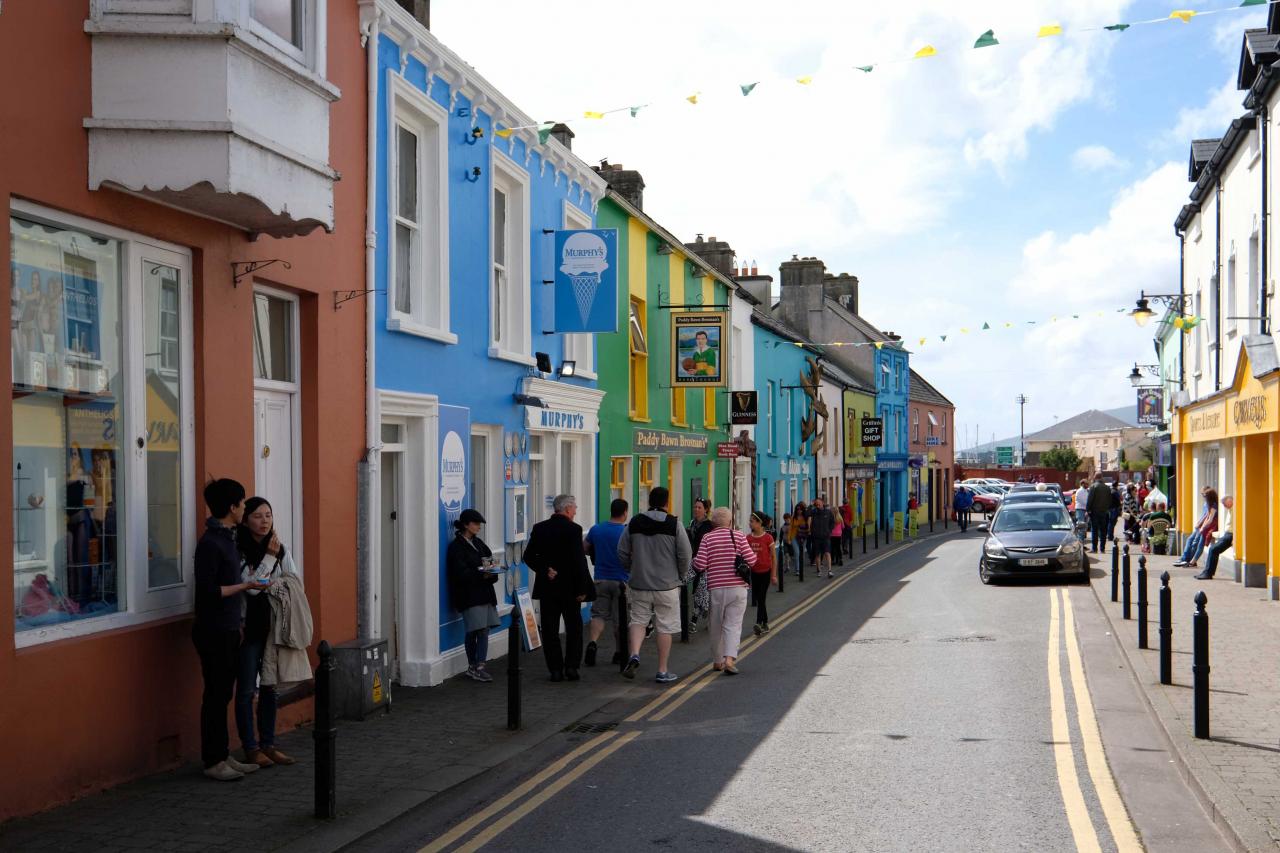 petites rues aux maisons colorées de Dingle 