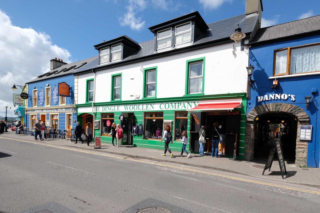 Dingle est une explosion de couleurs après les nuances de vert