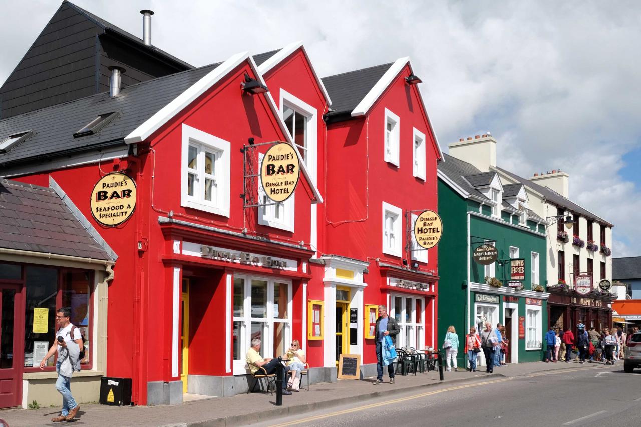 Dingle est une explosion de couleurs après les nuances de vert