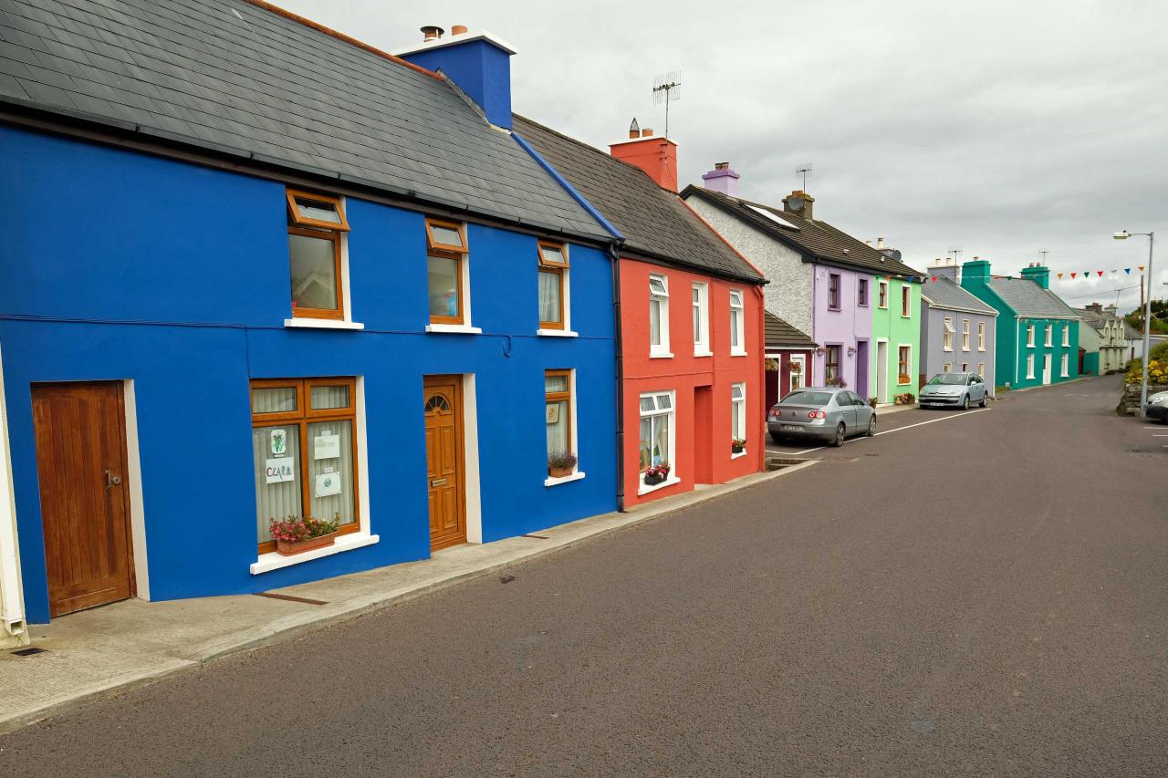 Eyeries, un autre village aux maisons très colorées
