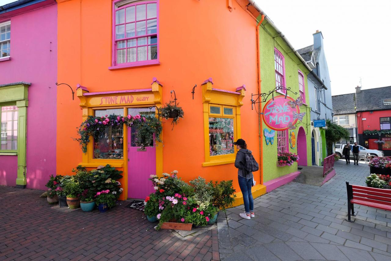Kinsale, petite ville charmante aux couleurs vives ! 
