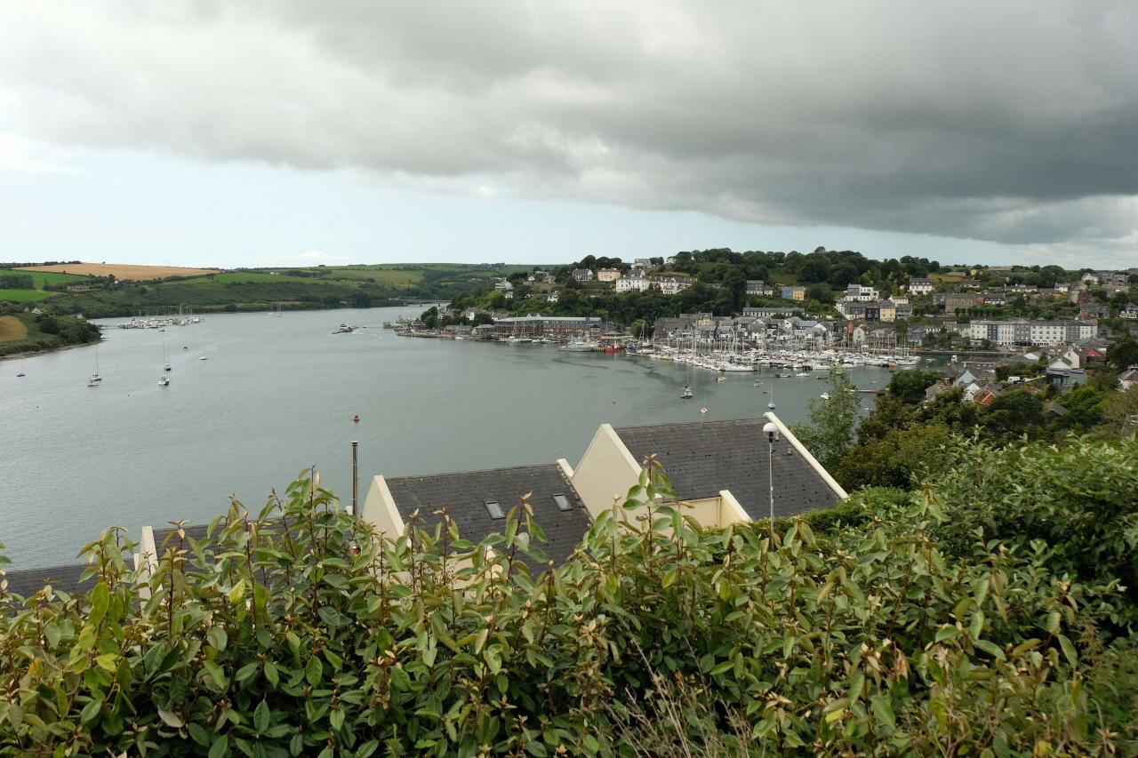 le port et la baie de Kinsale, un petit côté breton je trouve