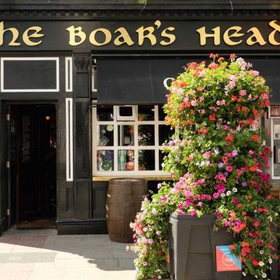 The Boar's Head (tête de sanglier) spécialité de ragoût irlandais