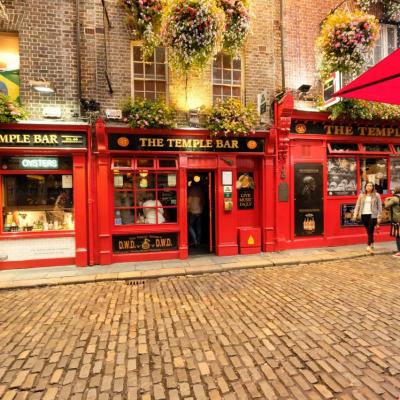 Temple Bar  un des pubs emblématiques et incontournable de Dublin