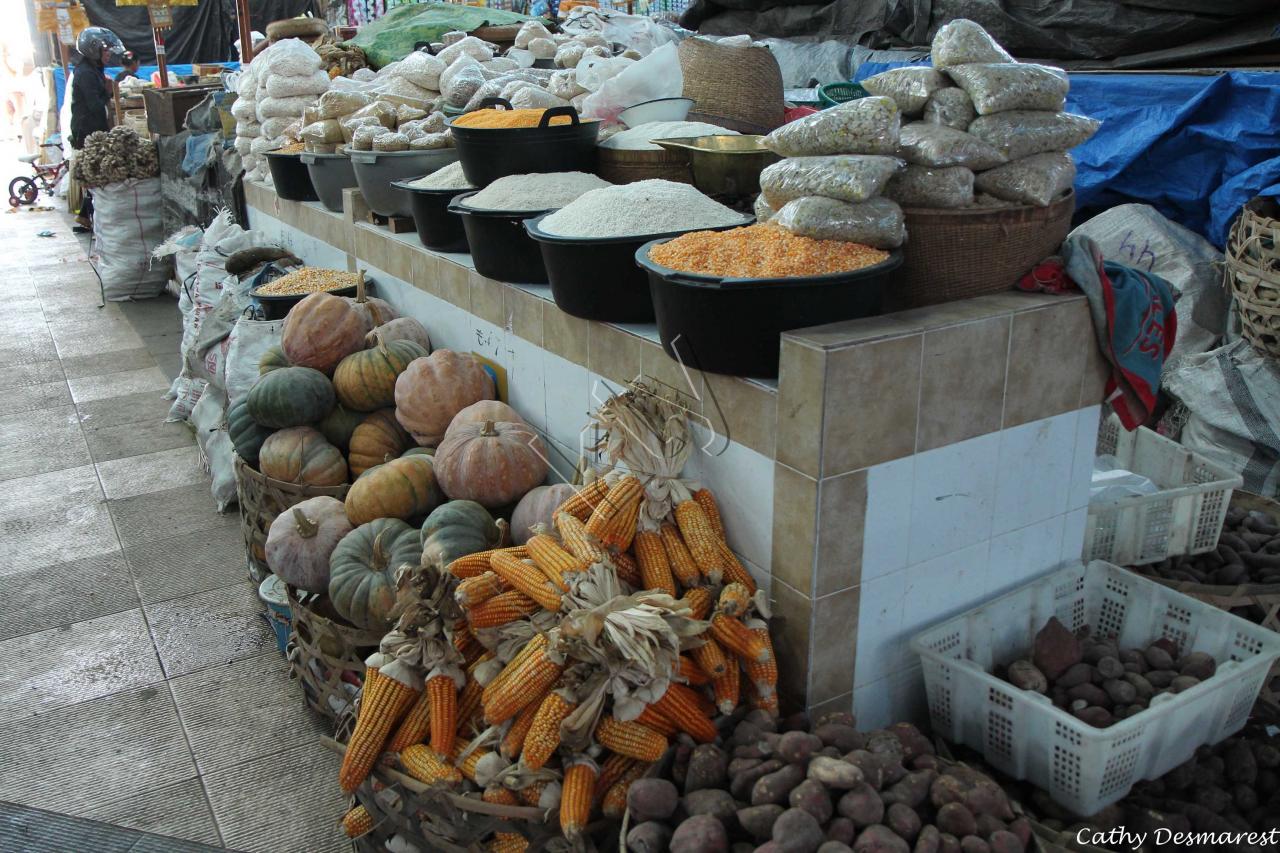 Les halles de Klungklung (Semarapura) ancienne capitale de Bali