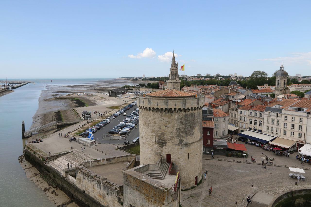 vue de la terrasse sommitale, à 37 m de haut