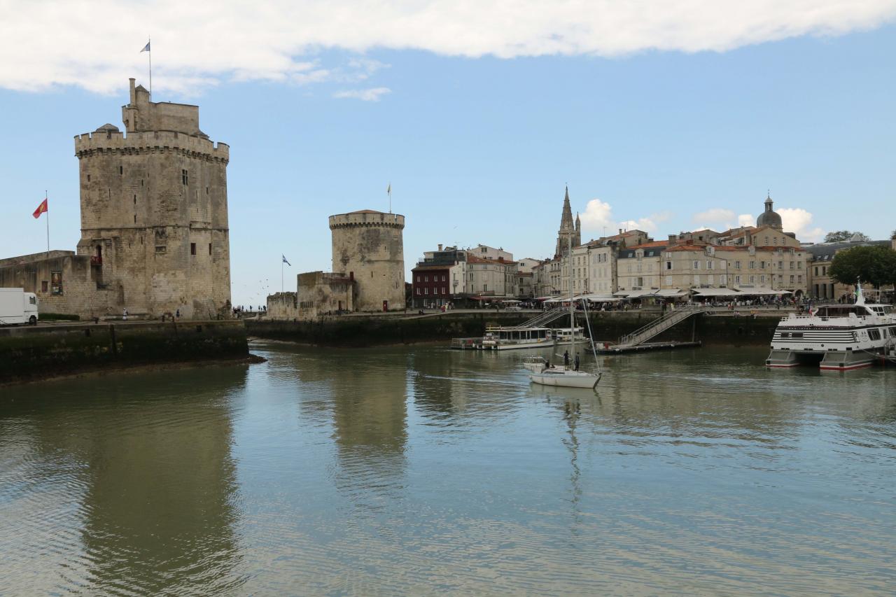 La Rochelle, à marée basse