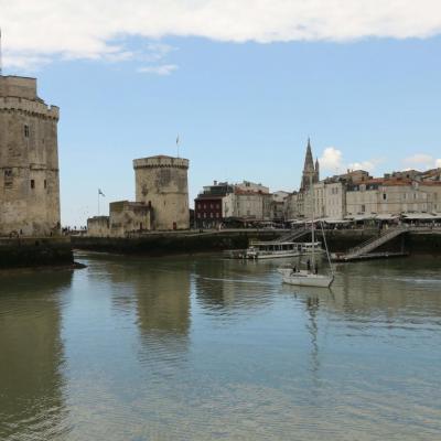 La Rochelle, à marée basse