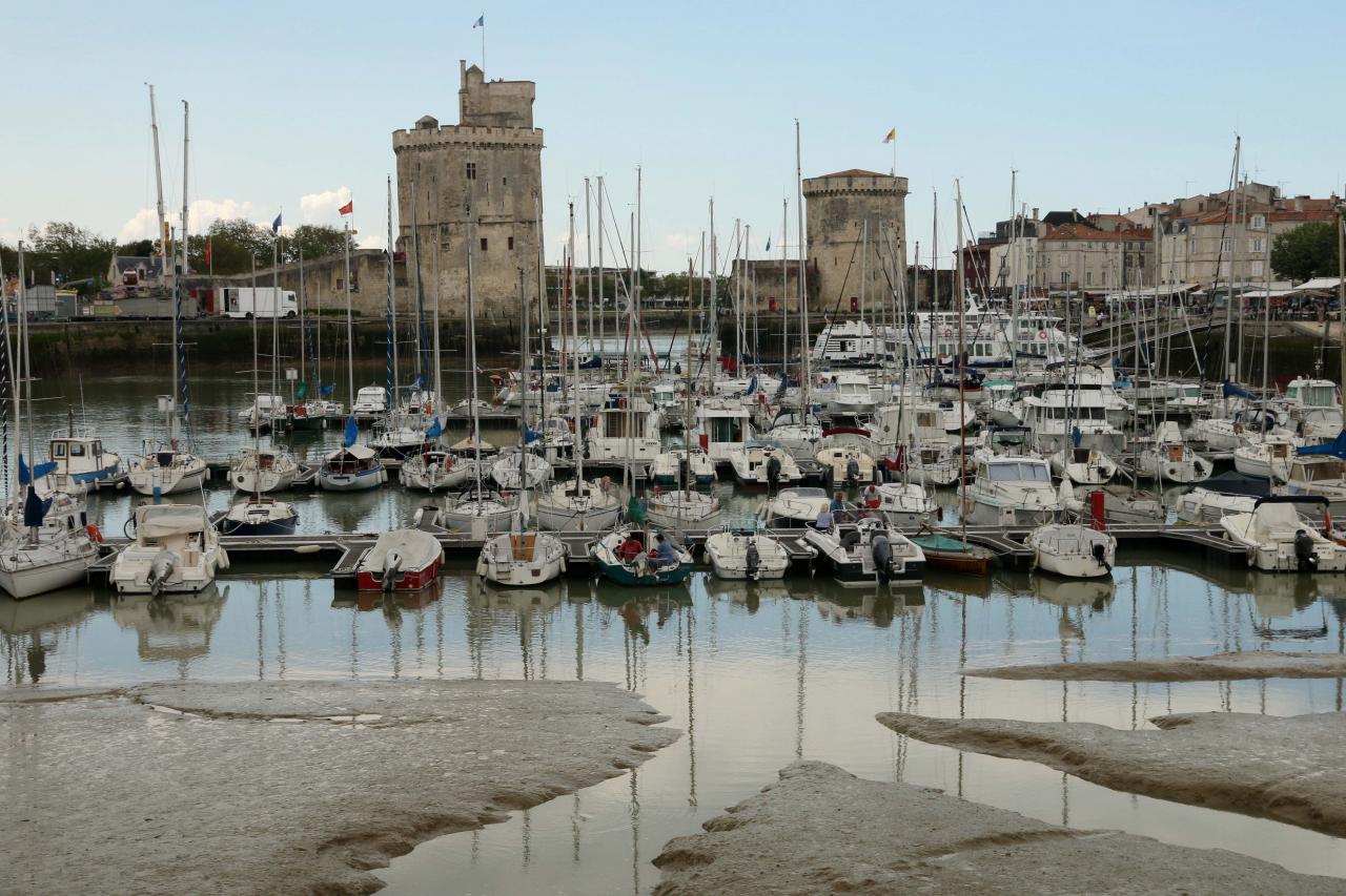 La Rochelle, à marée basse