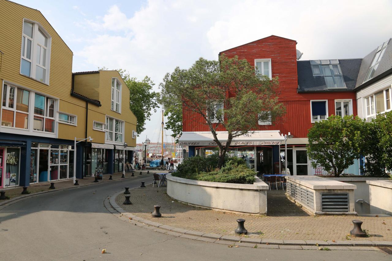 Quartier coloré autour du vieux port