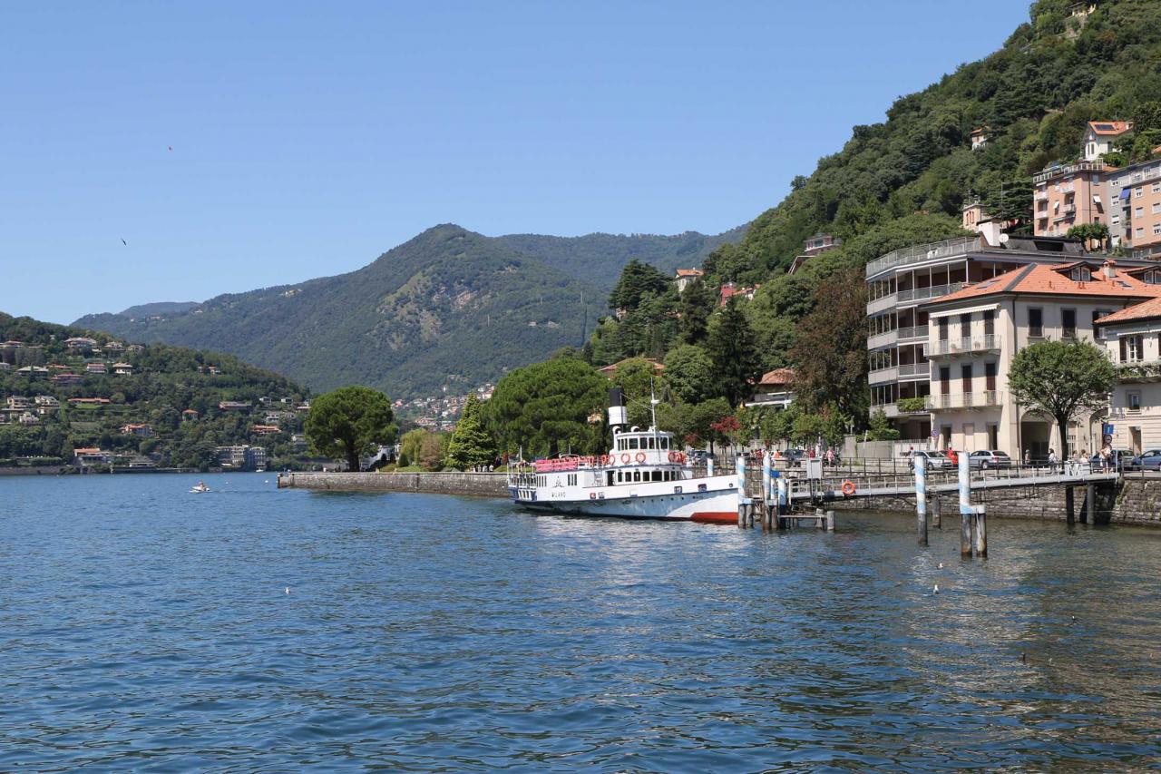 je viens de poser mes valises pour découvrir la perle des lacs italiens ...