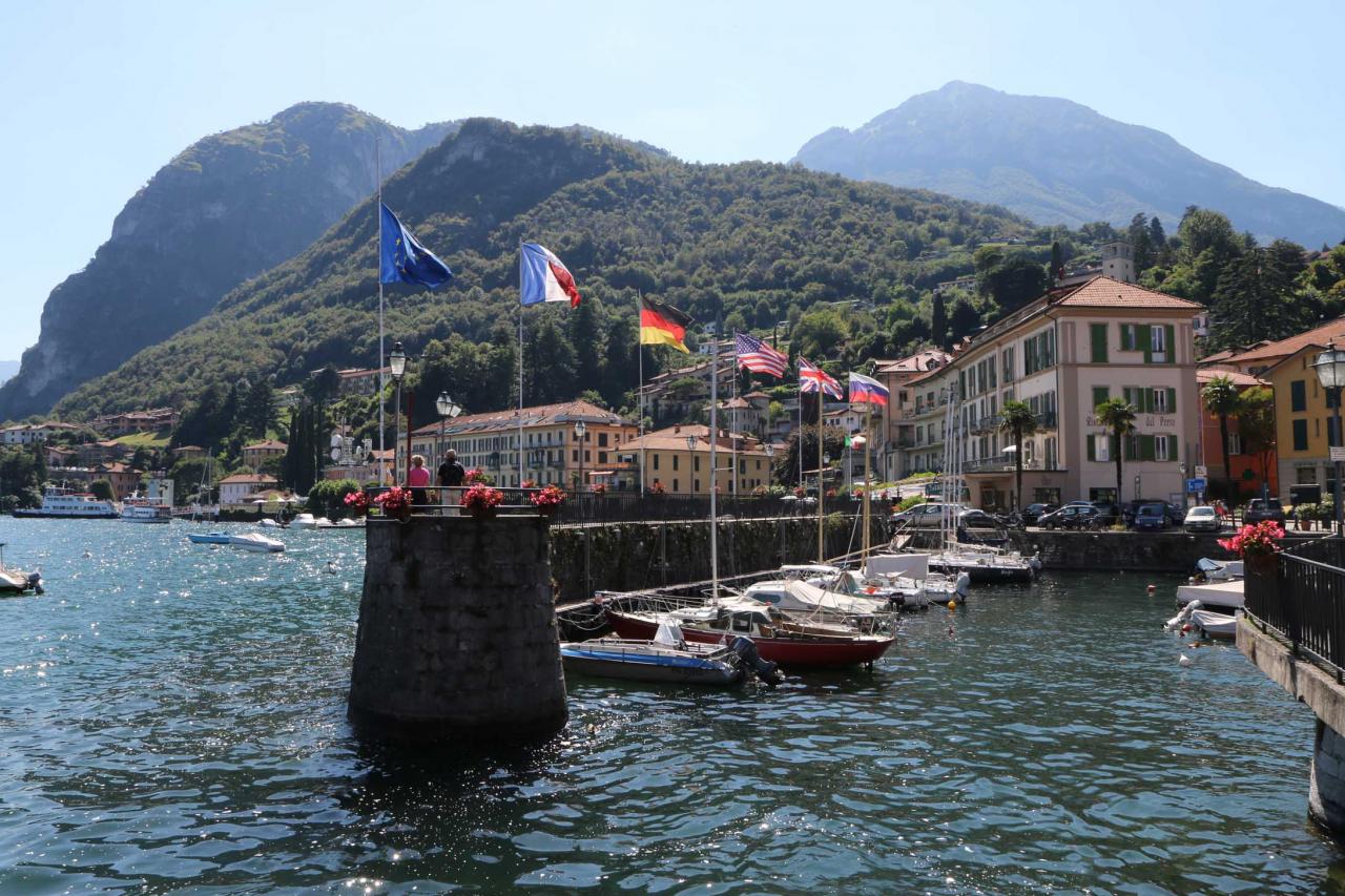 promenade très agréable sur les bords du lac, toujours à Menaggio