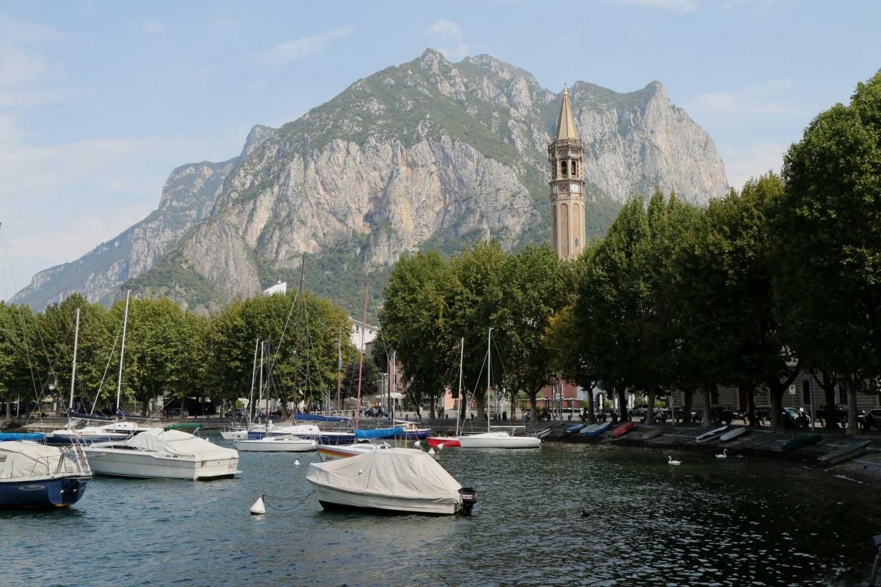 Découverte de Lecco, sur l'autre branche du Y à l'envers