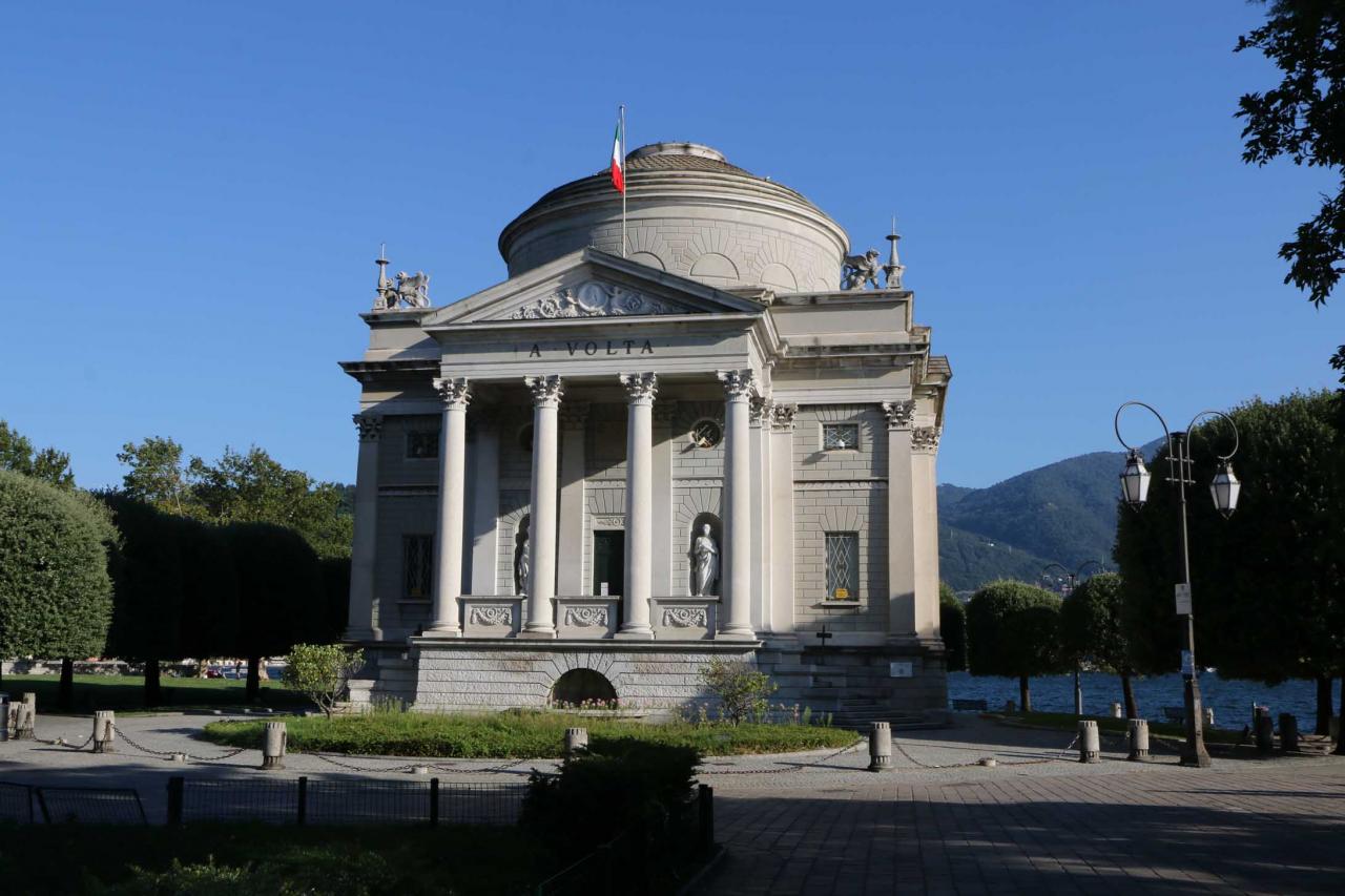 Le musée Alessandro Volta, l’inventeur de la pile « voltaîque » à Côme