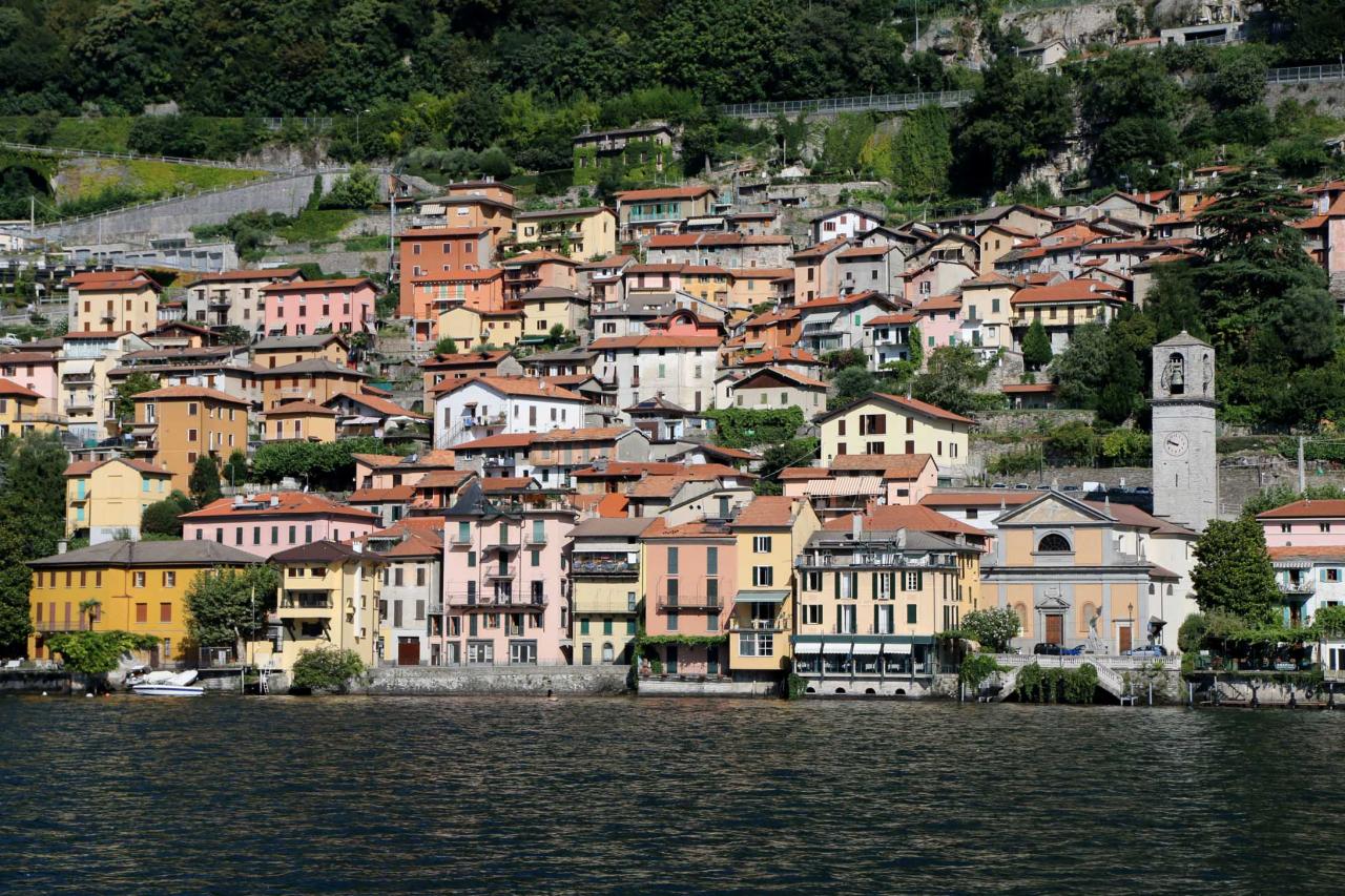 village typique des bords du lac