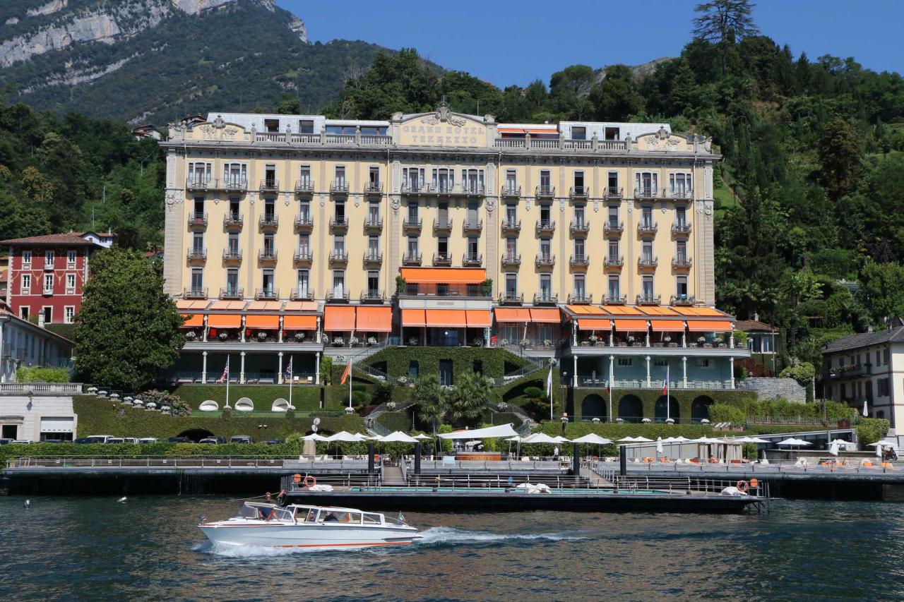 Hôtel ***** avec vue imprenable sur le lac et Bellagio 