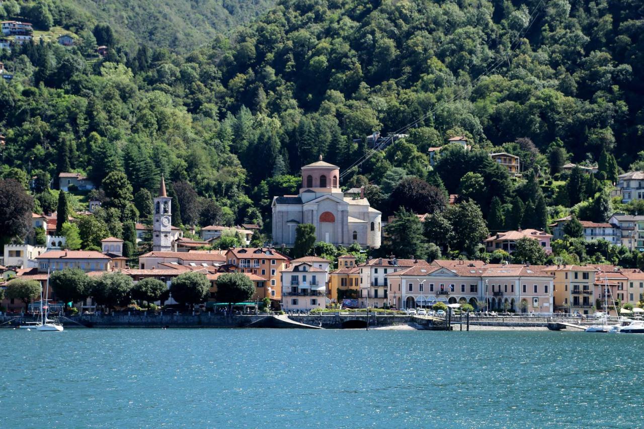 arrivée à Laveno