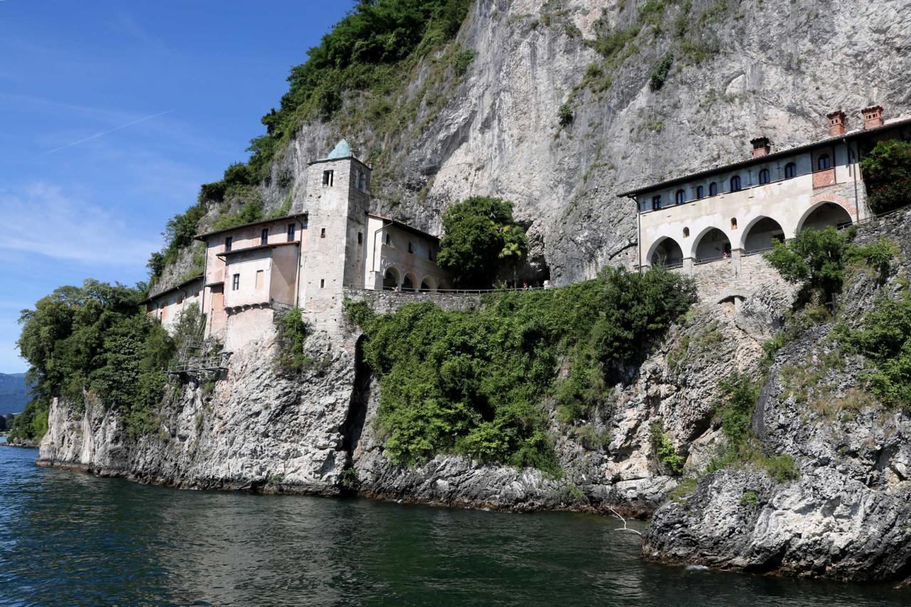 Ce monastère est un des plus spectaculaire du nord de l'Italie
