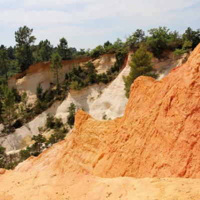 Le Colorado Provençal à Rustrel dans le Vaucluse