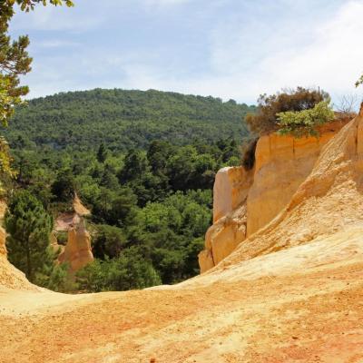 Le Colorado Provençal à Rustrel dans le Vaucluse