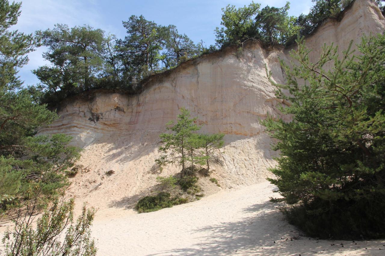 Le Colorado Provençal à Rustrel dans le Vaucluse