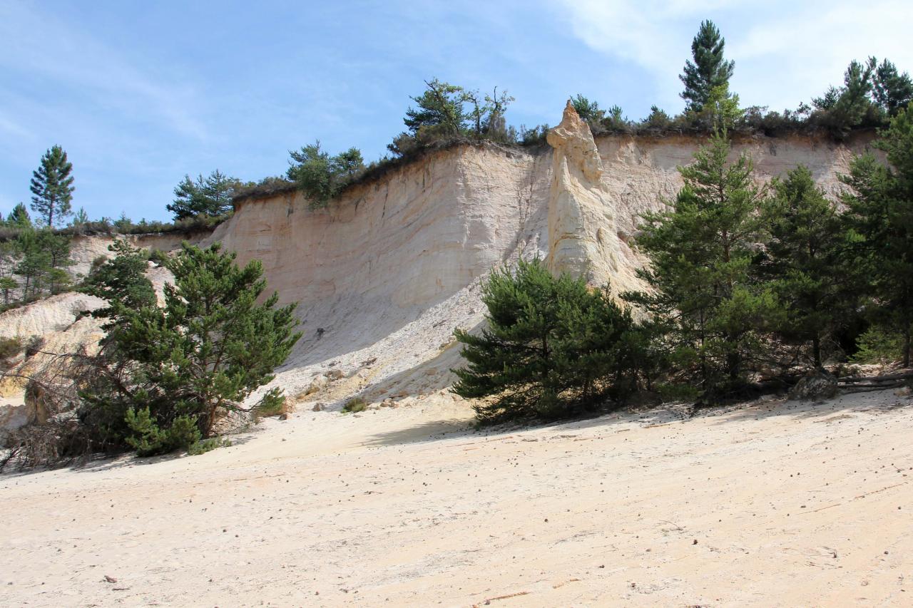 Le Colorado Provençal à Rustrel dans le Vaucluse