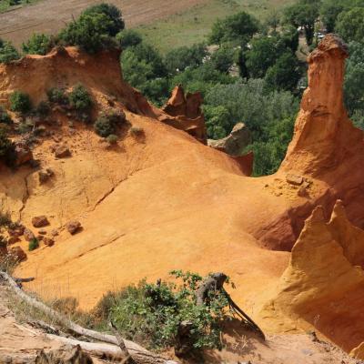 Le Colorado Provençal à Rustrel dans le Vaucluse