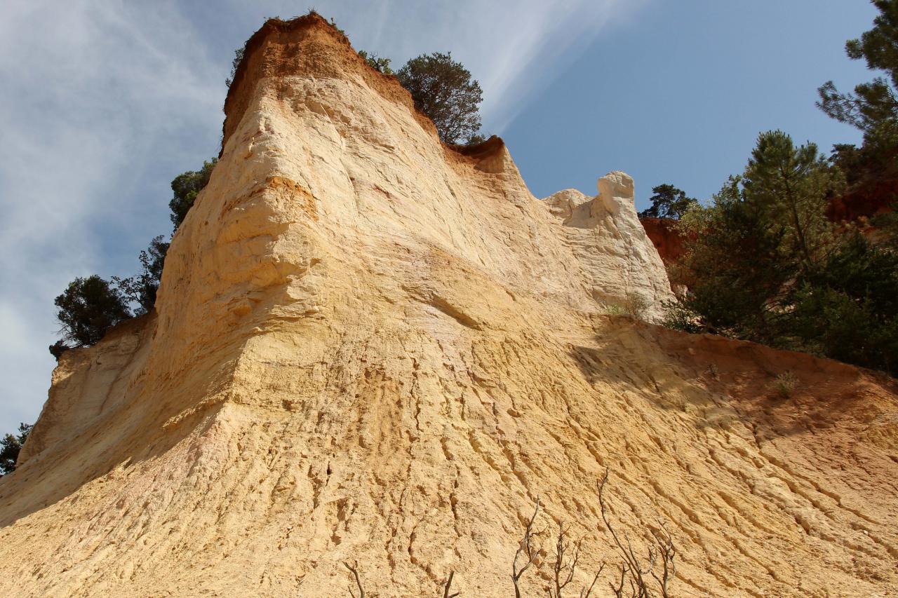 Le Colorado Provençal à Rustrel dans le Vaucluse